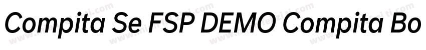 Compita Se FSP DEMO Compita BoldmiB字体转换